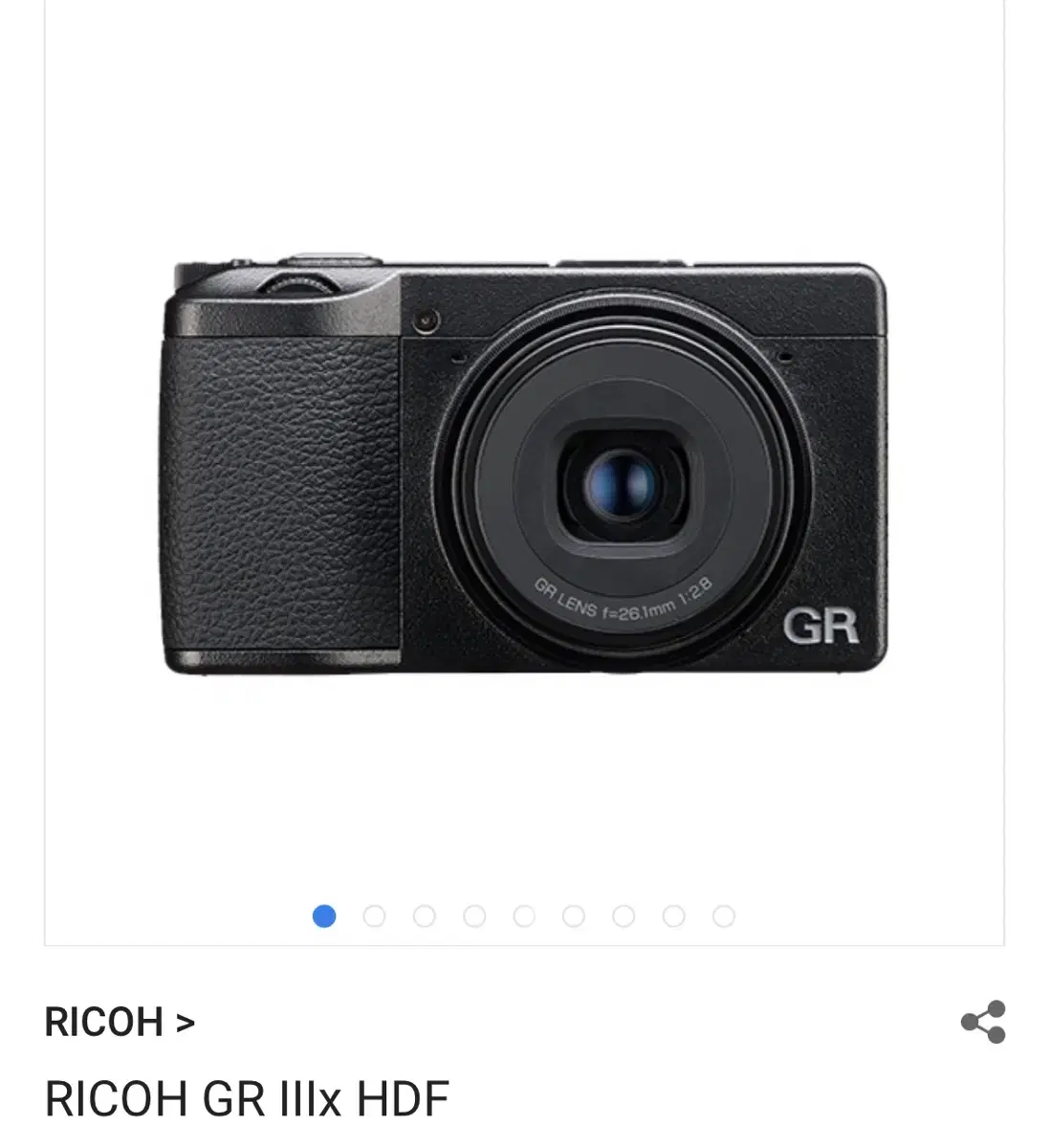 리코 GR IIIx HDF RICOH GR3X 미개봉 새제품