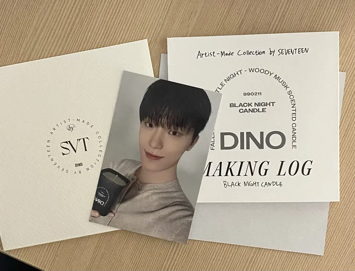 Seventeen Artisan dino Candle photocard buncheol ArtistMade Pop Up