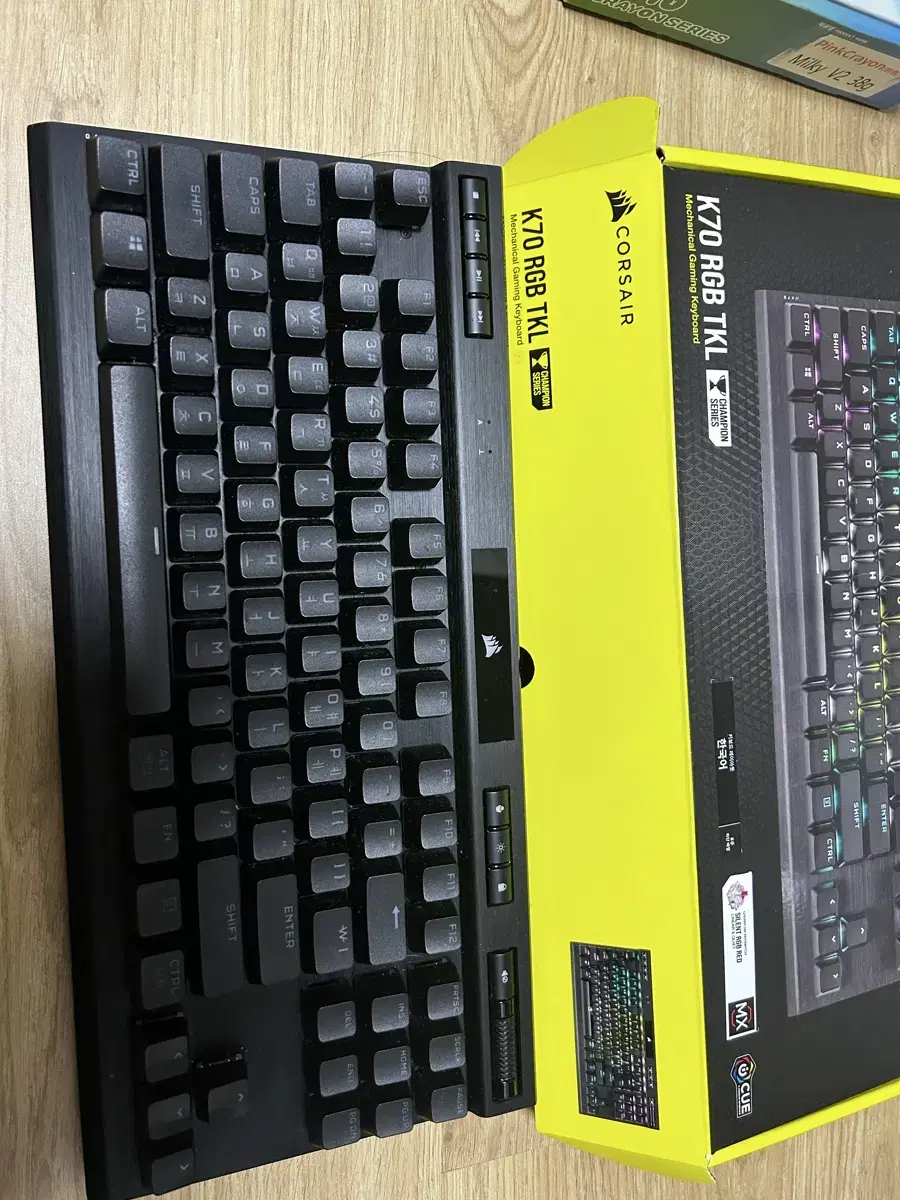 커세어 k70 tkl 저소음적축