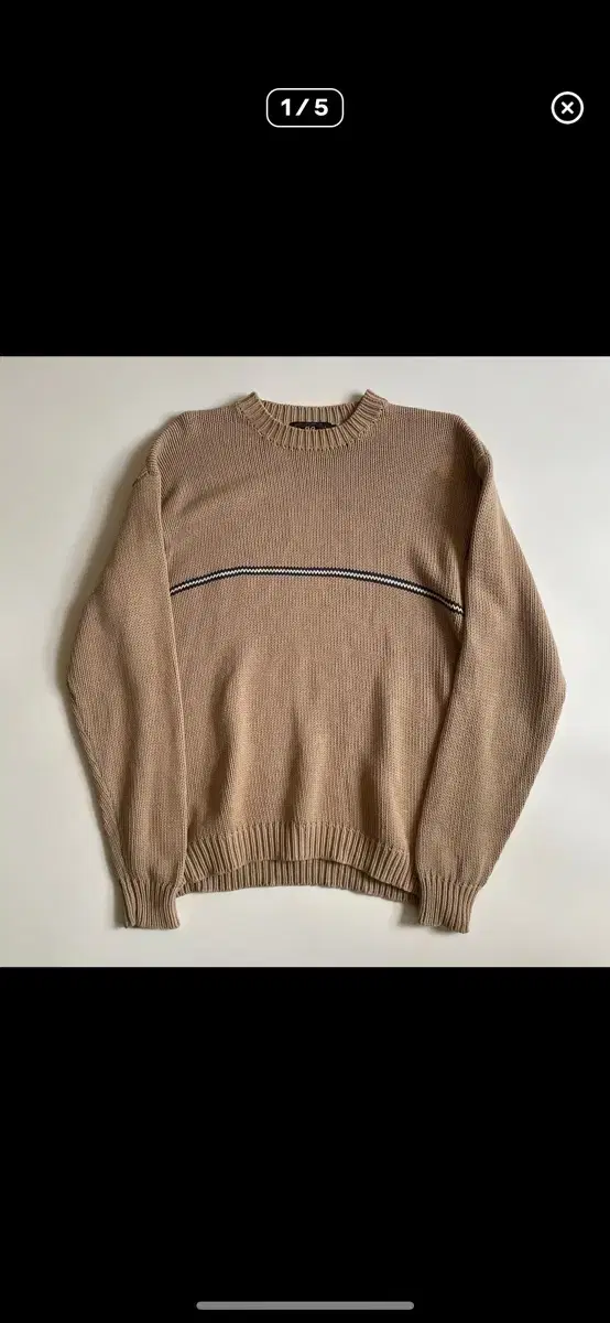 90s RRL Double L Knit Sweater