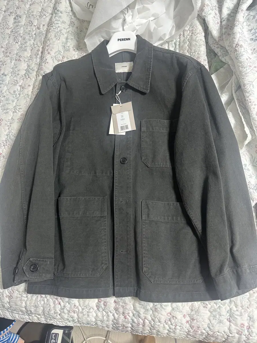 New Perren 24SS Work Jacket Moleskin for sale