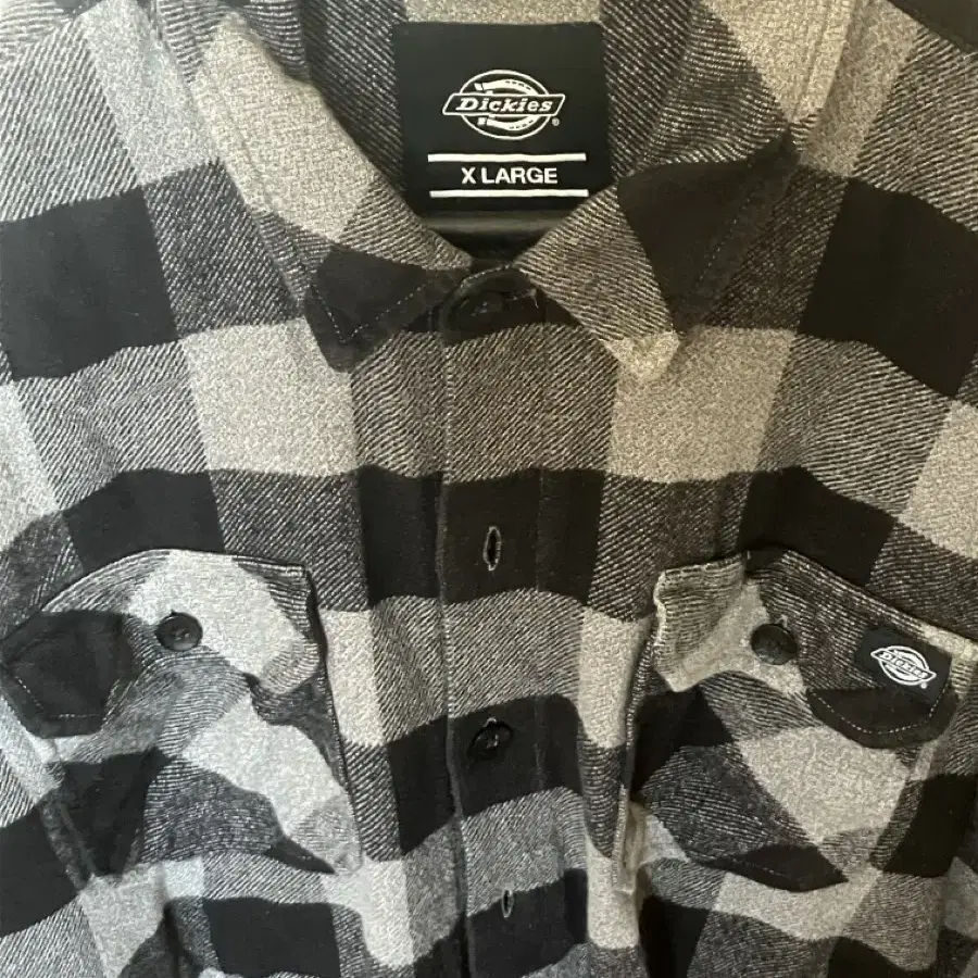 (XL) 디키즈 플란넬 체크 셔츠 dickies