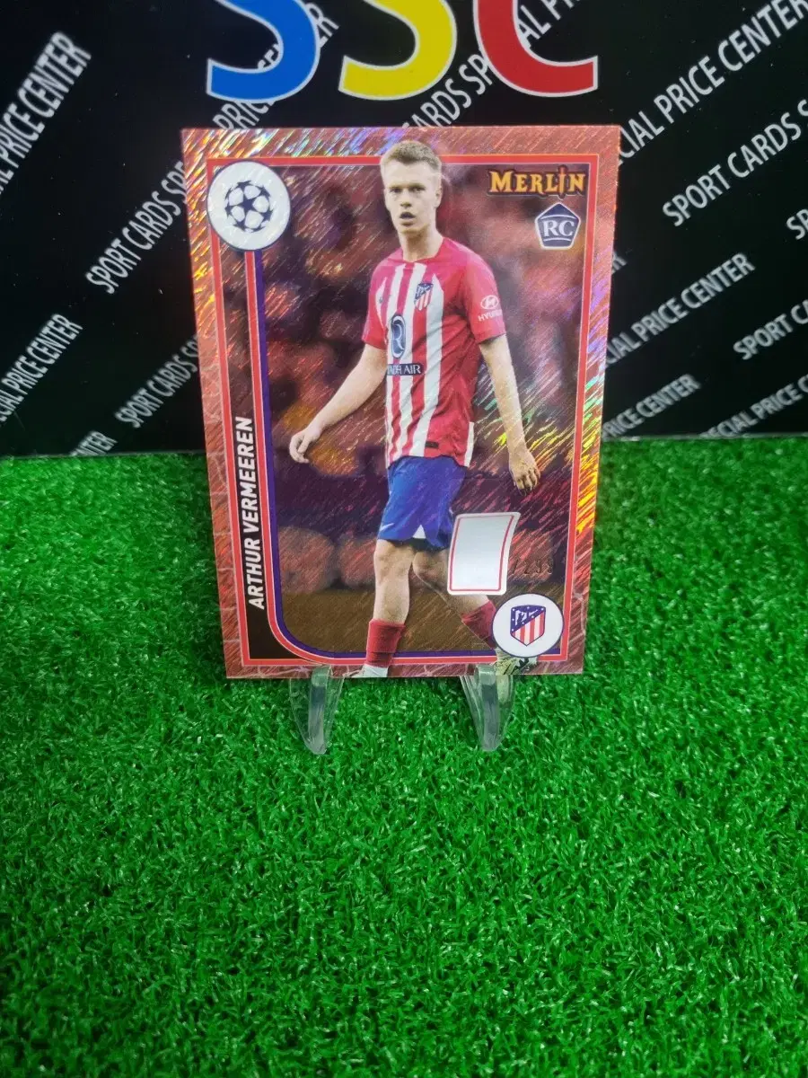 24 Top Smirin 299 Limited Edition Atletico Madrid Arthur Vermeren Soccer Kards