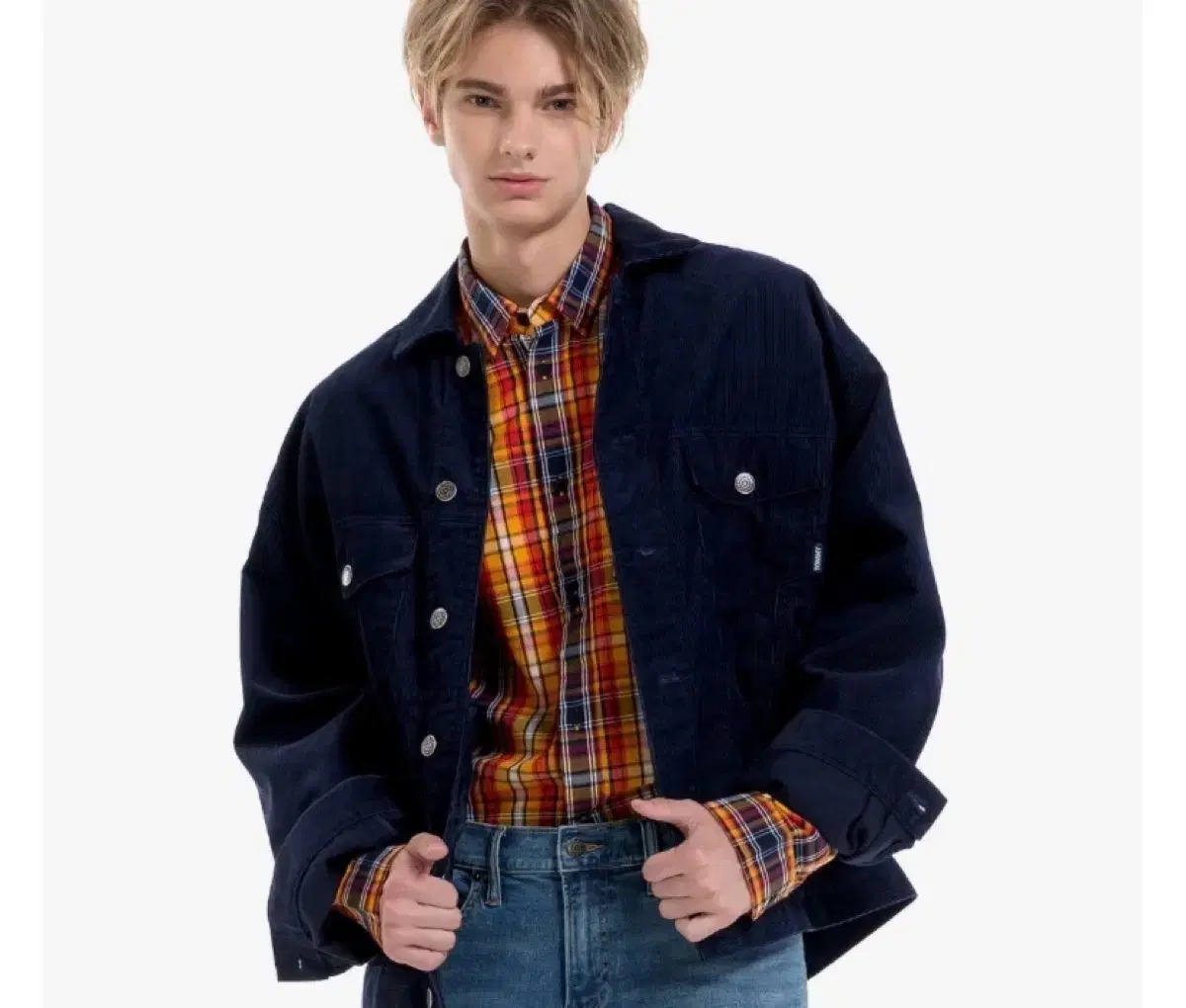 Tommy Hilfiger Corduroy Jacket Navy