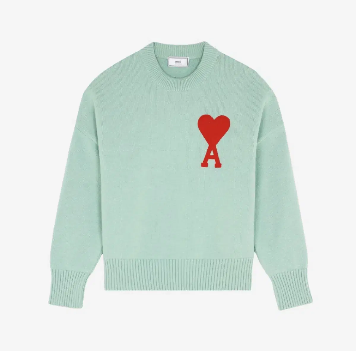 Army Big Heart Logo Oversized Knit Mint L