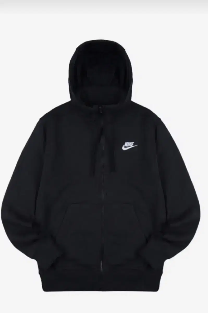 Nike Hooded Zip-Up Black