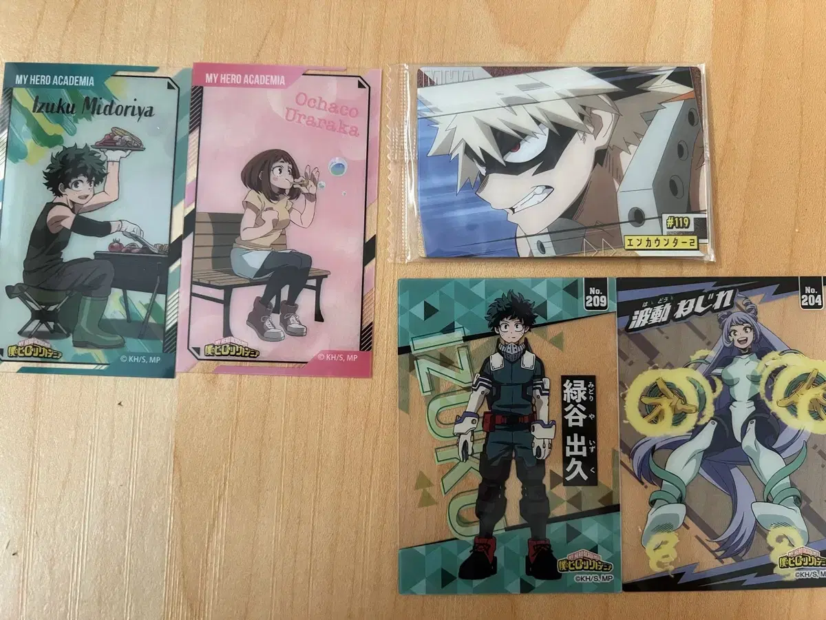 Clear My Hero Academia Midoriya Izuku kard in bulk