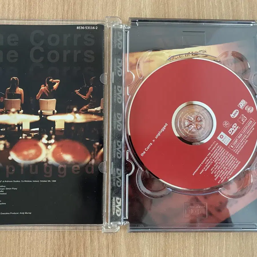 DVD 팝송 the Corrs 1disk