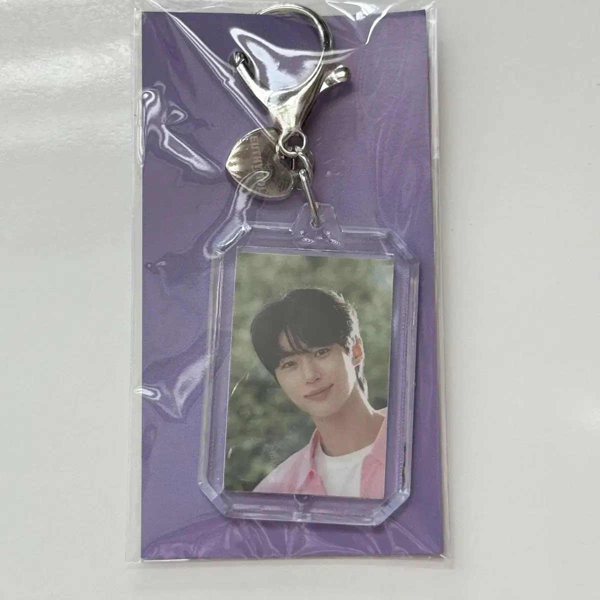 유시몰 변우석 keyring 양면 화보컷 sealed 새상품