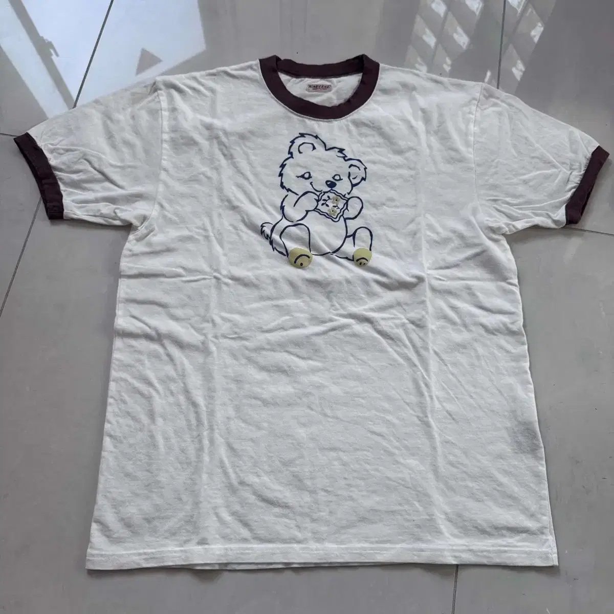 KAPITAL 캐피탈 RINGER SHORT TEE 링거 반팔