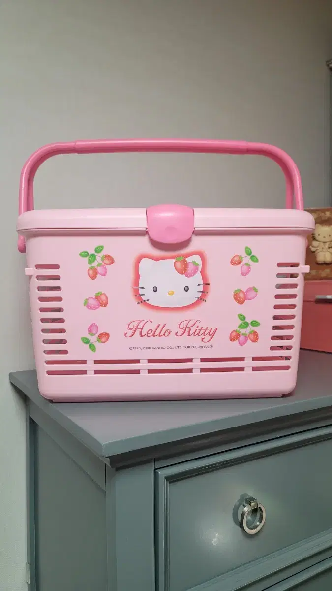 Classic Strawberry Kitty Basket