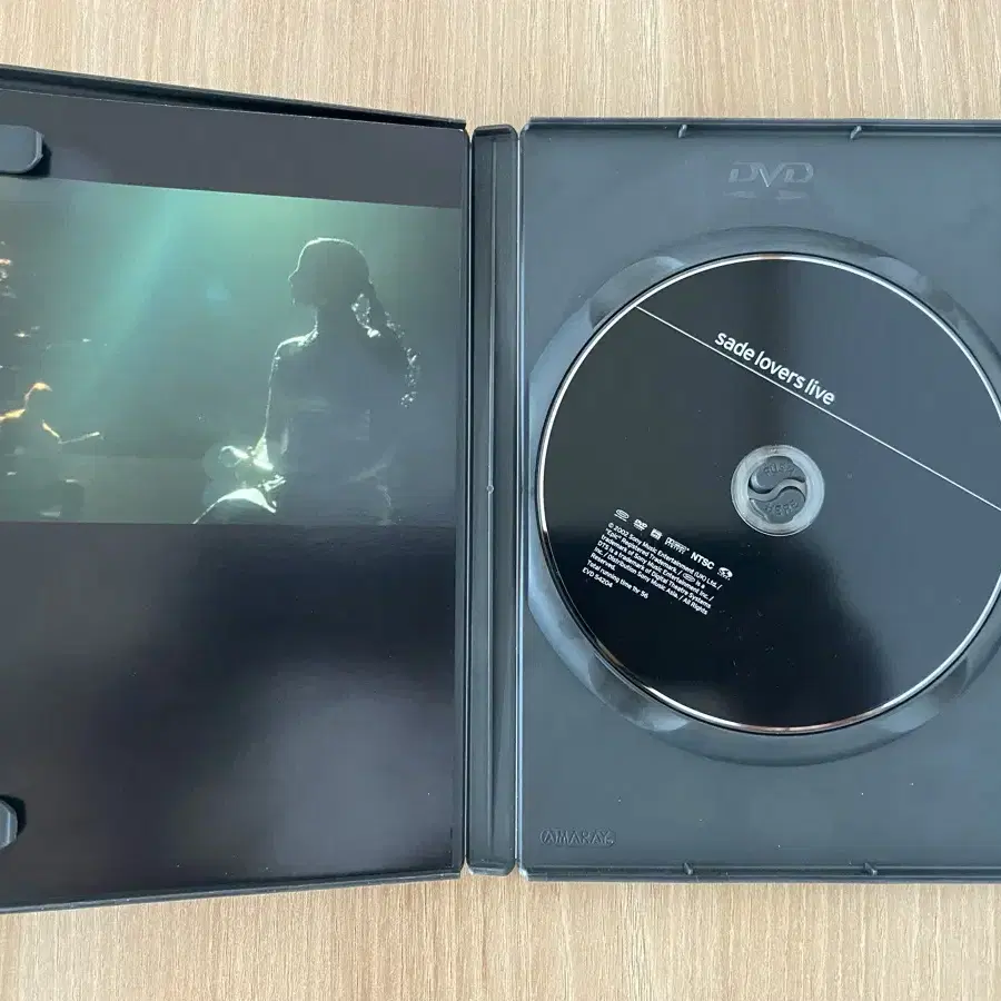 DVD 팝송 Sade lovers live 1disk