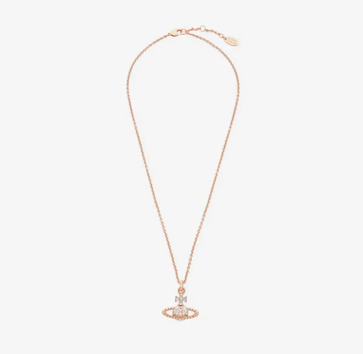 Vivienne Westwood Mayfair Bath Relief Pendant in Rose Gold