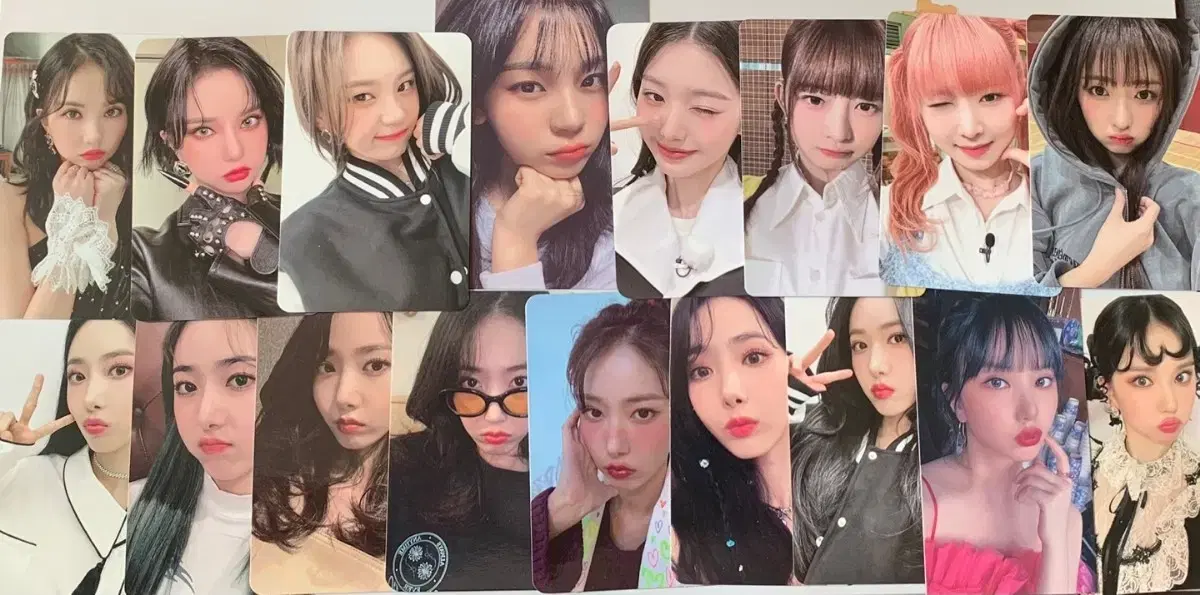 Gfriend viviz eunha eunbi umji ive jang wonyoung lay photocard unreleased photocard Rare