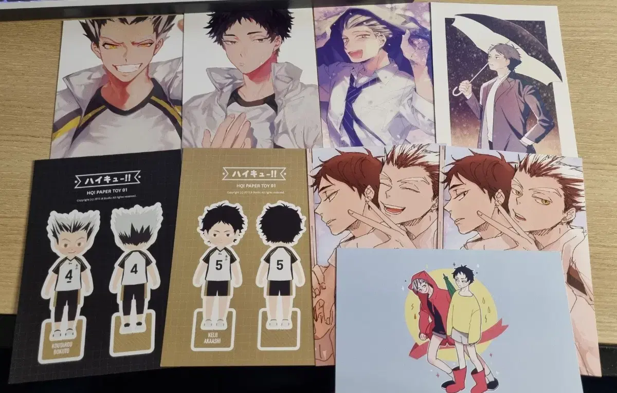 Haikyuu unofficial goods postcard Bokuaka