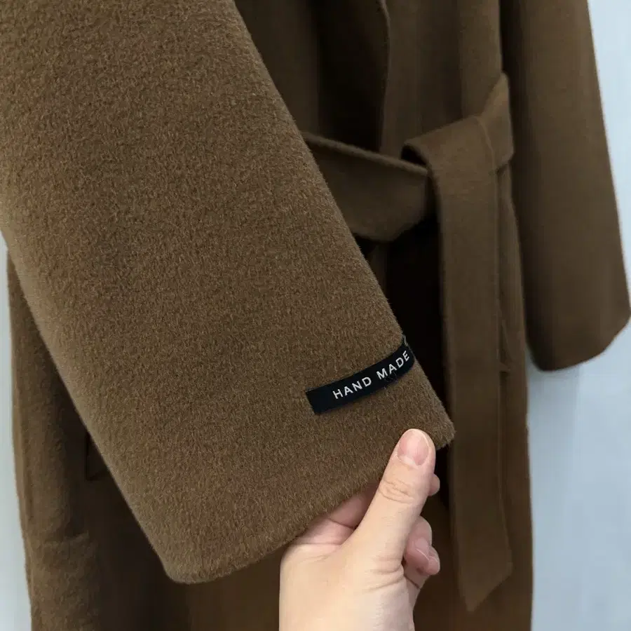 WOOL 100% 핸드메이드코트