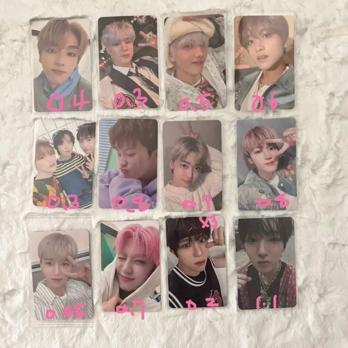 nct dream riize photocard wts jaemin mark haechan jisung jeno renjun chenle Sungchan