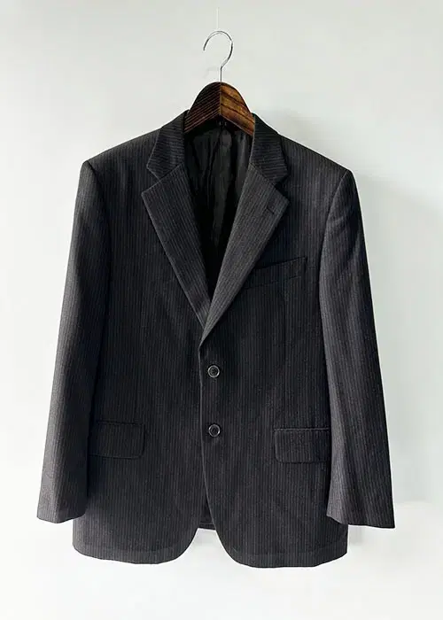 [100] DAKS Daks Black Wool Jacket