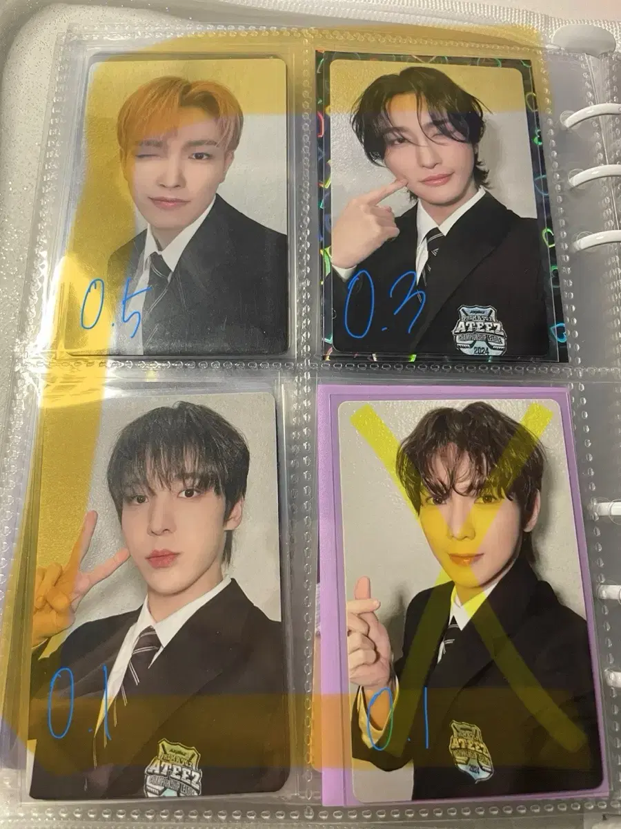 ateez photocard wts (Work, 2024 Summerbook, 5 kits)