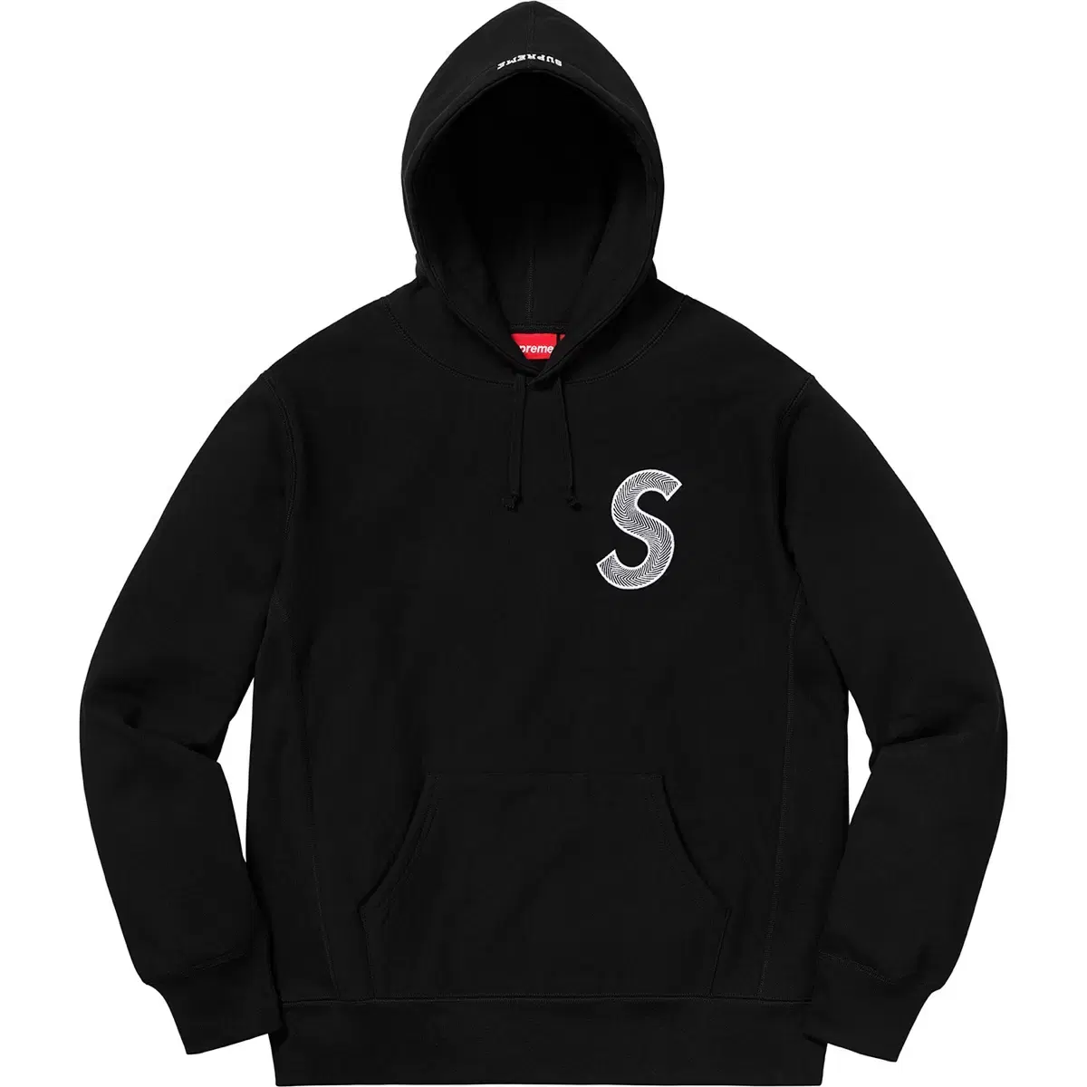 18FW Supreme Eslogo Hooded Sweatshirt Black L ConditionGood Genuine