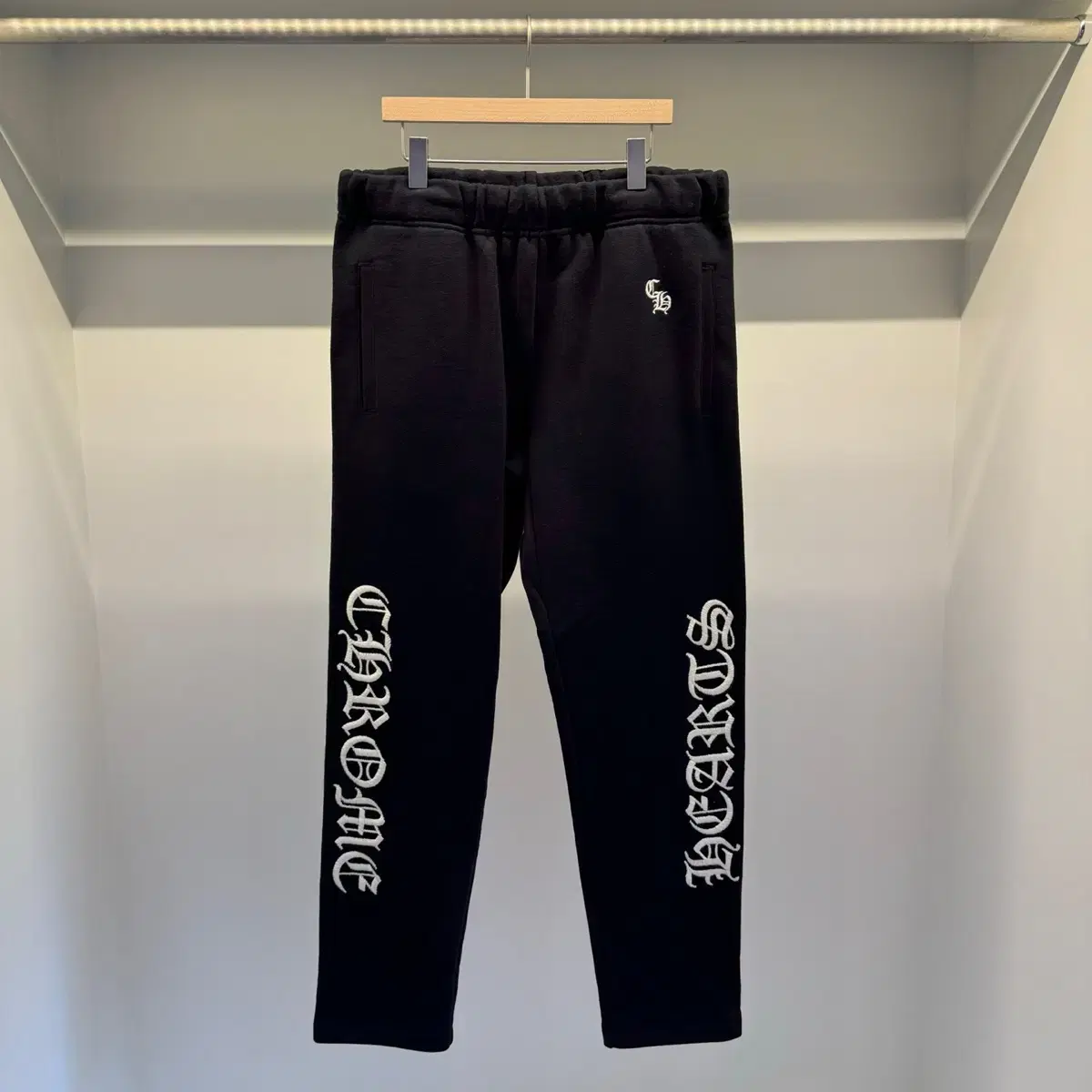 Chrome Hearts Embroidered Training Jogger Pants Black