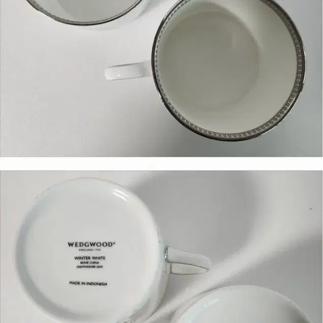 WEDGWOOD 웨지우드 윈터 화이트 커피잔겸 찻잔