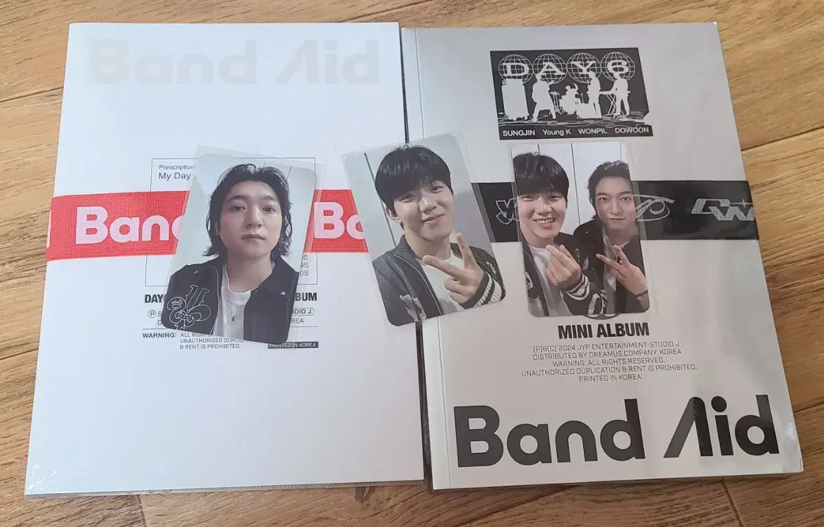 (Sold until today only)Day 6 Bandaid album Connect ITTA luckydraw ld