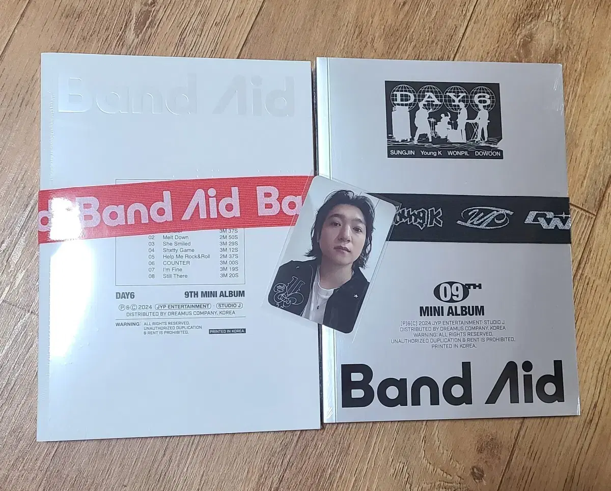 (sold only until onda) day 6 Bandaid album Connect ITTA luckydraw ld