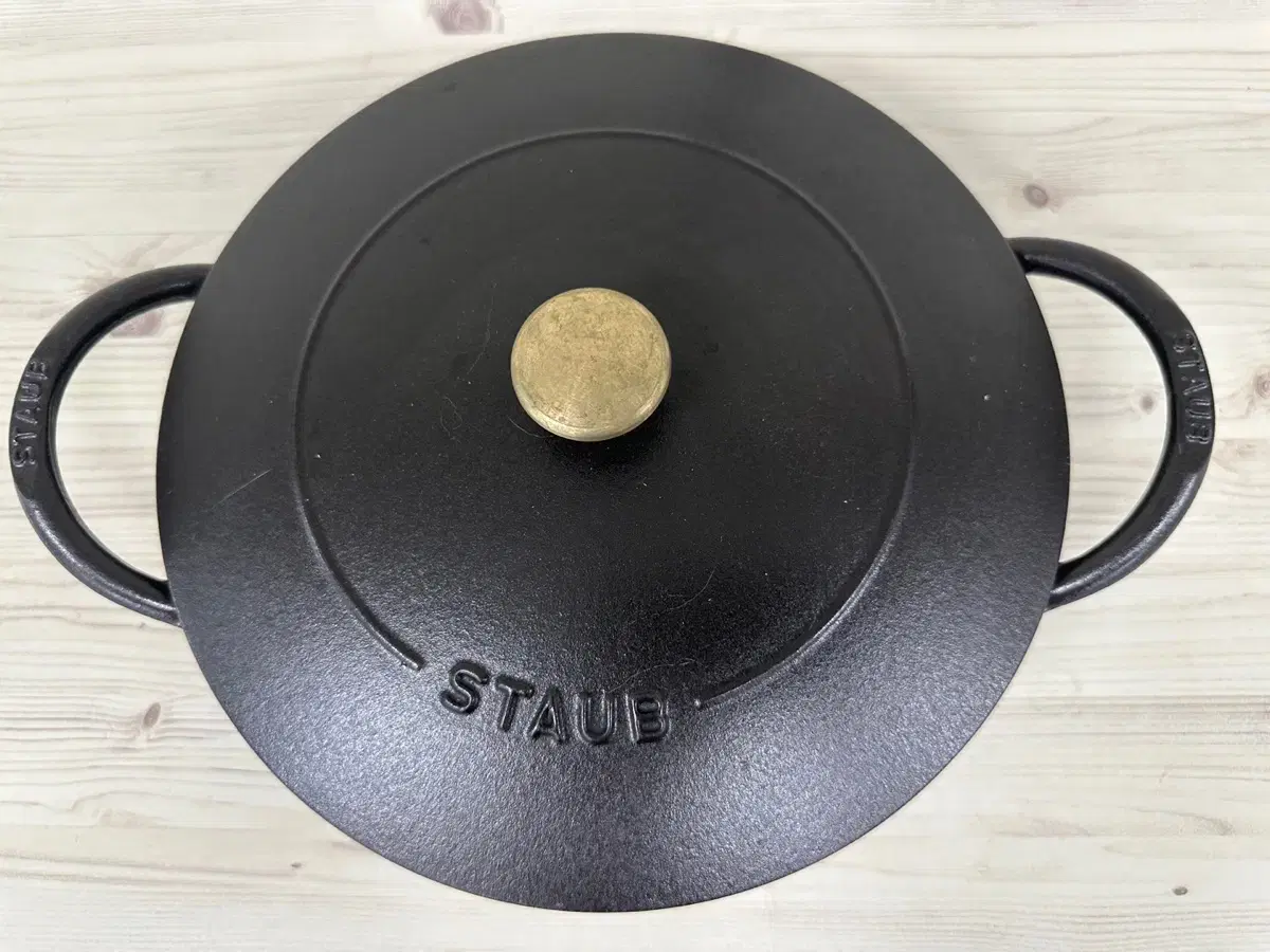 [키친] 스타우브 STAUB 웍/전골냄비/알라딘 팟 24cm 블랙