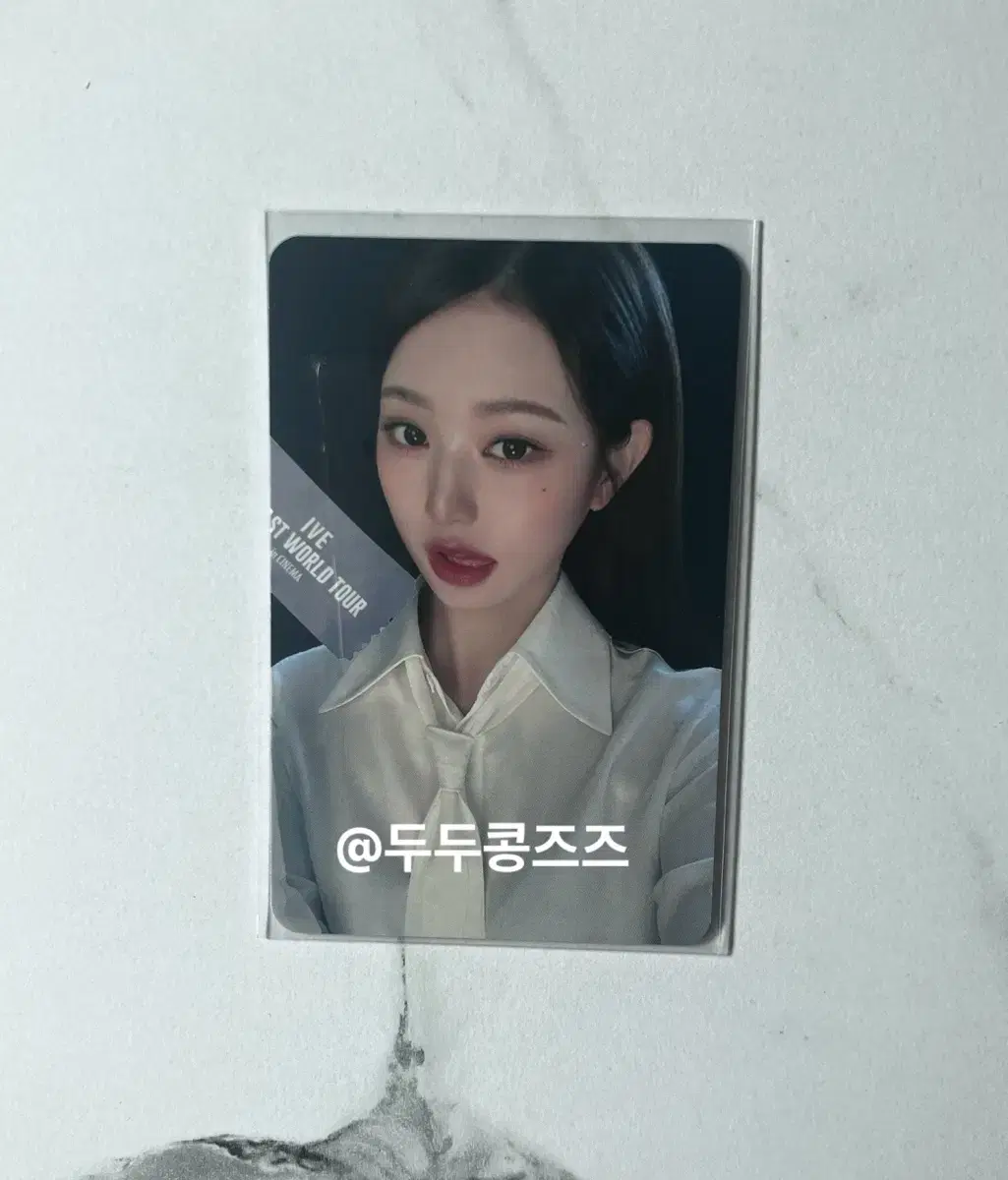 ive jang wonyoung cinema pop up photocard