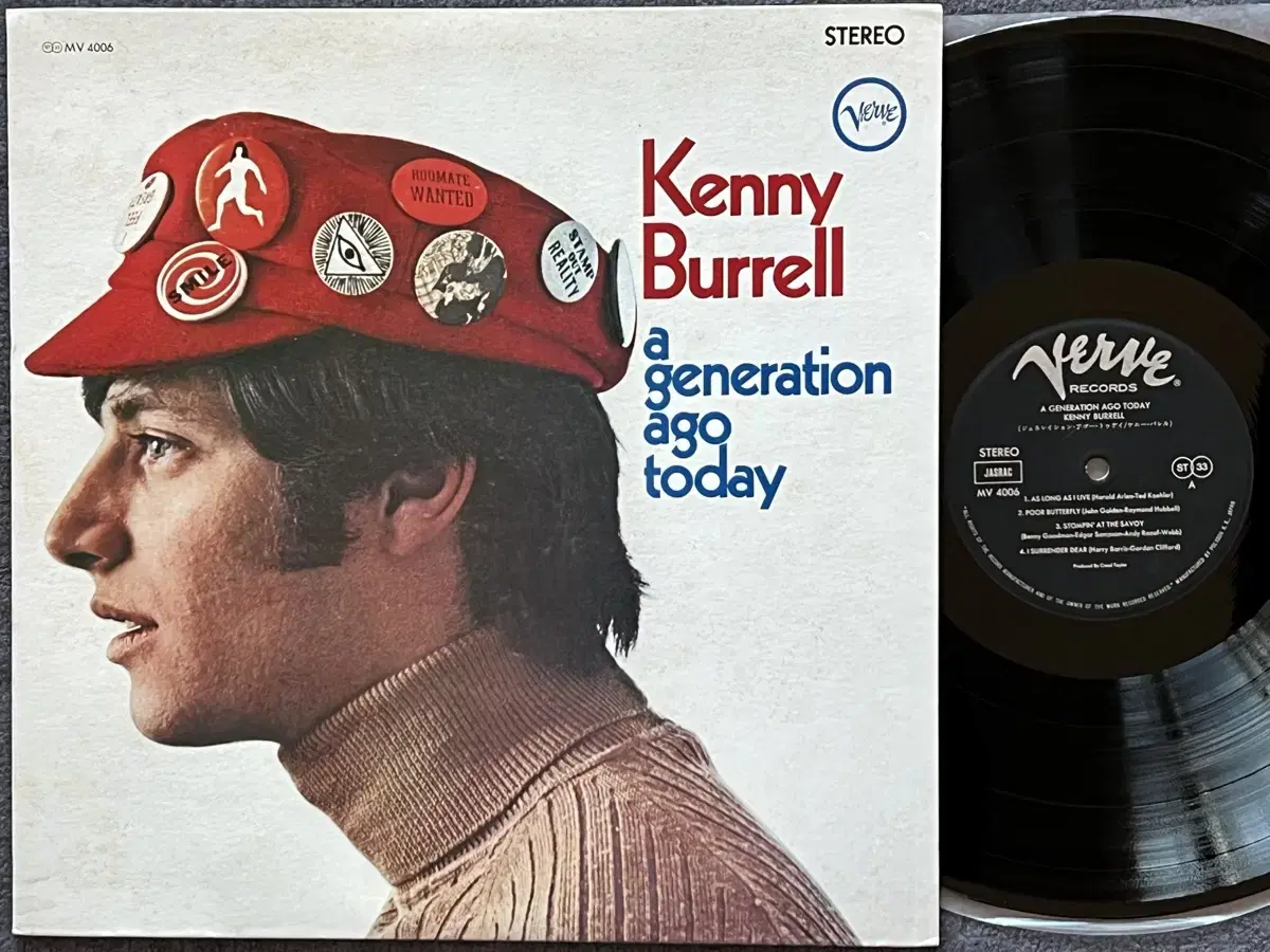 LP : Kenny Burrell - A Generation Ago To