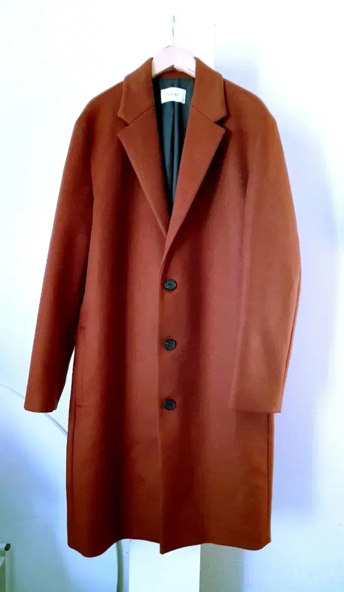 Insilence Wool Cashmere Coat (brick/m)