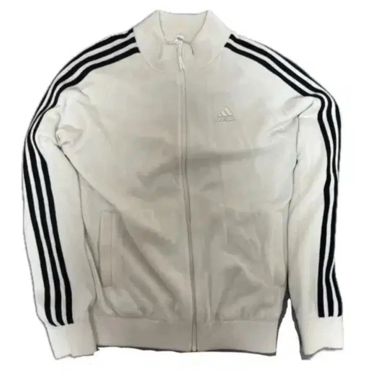 (Today Only)Adidas Cotton Zip Up Jersey White Gum Lifeisweat Buckle Dosie Dosie Firebird