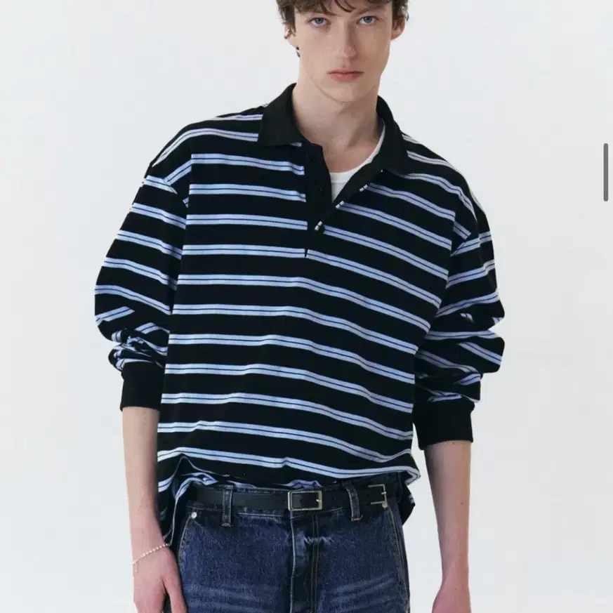 윈더 코튼 폴로 STRIPED COTTON POLO