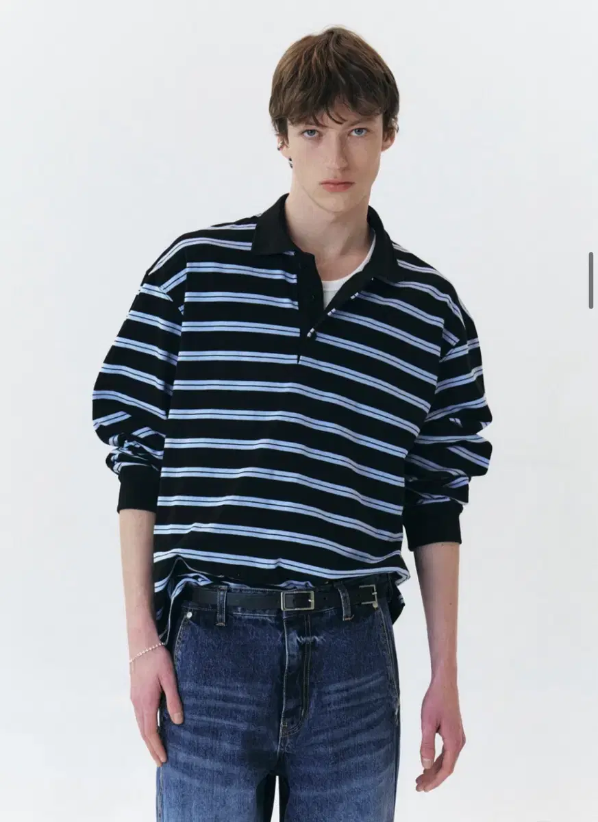 윈더 코튼 폴로 STRIPED COTTON POLO