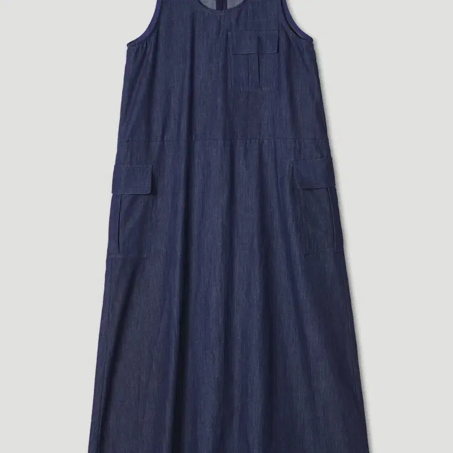 pesto denim pocket dress