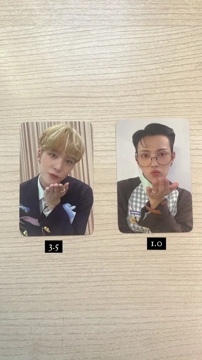 ateez ktwon4u unreleased photocard wts yunho hongjoong