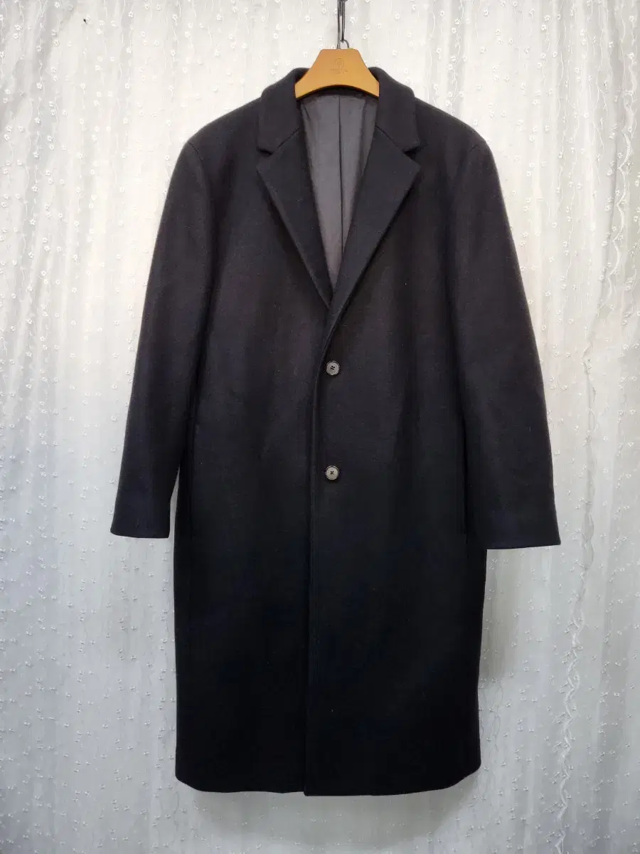 Mamagari Coat Single Long Coat Black Coat 50