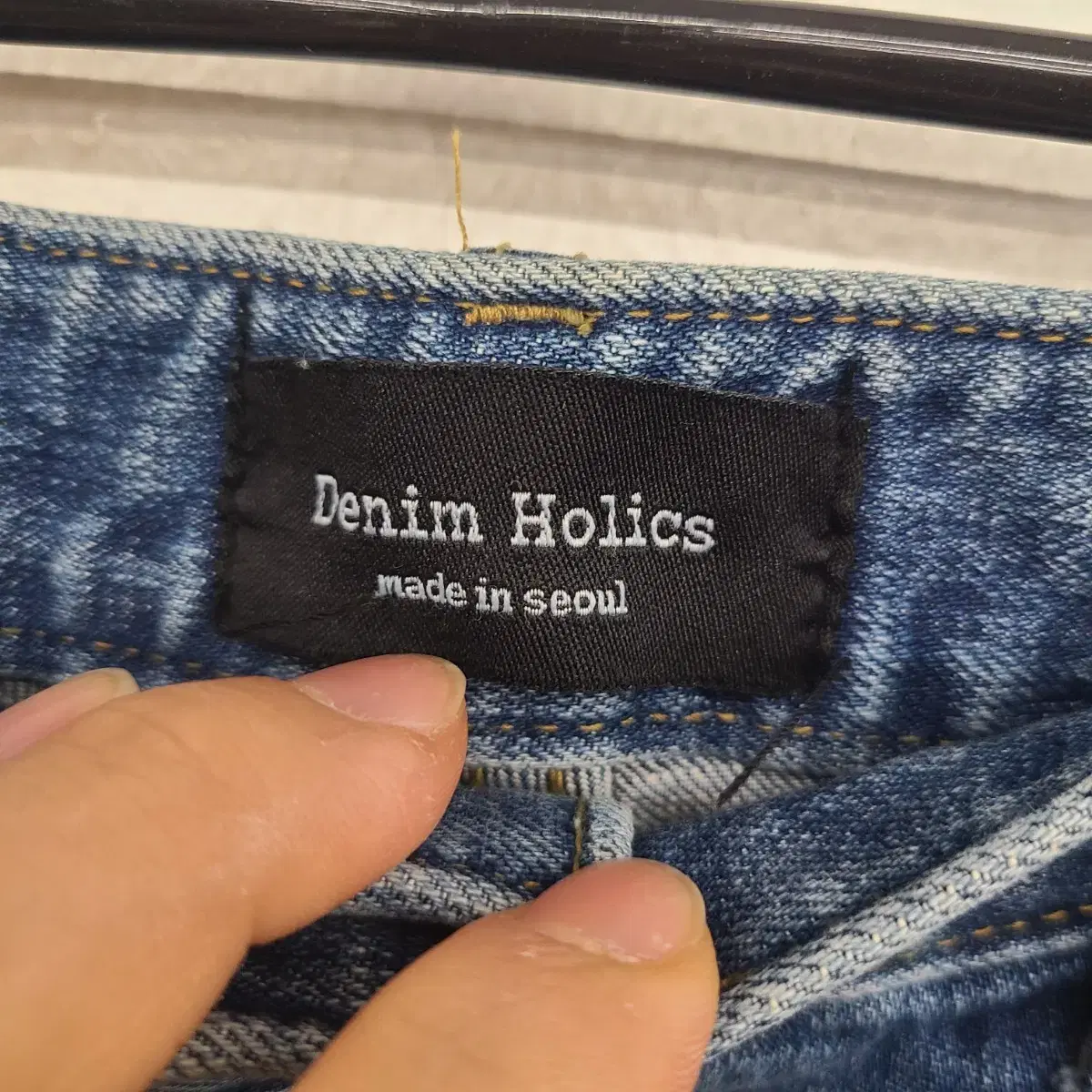 [33 inch] Denim Holics 워싱 스판 데님 팬츠