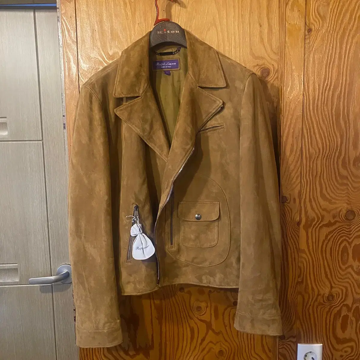 Ralph Lauren Perla Belle Clive Suede Jacket sell.