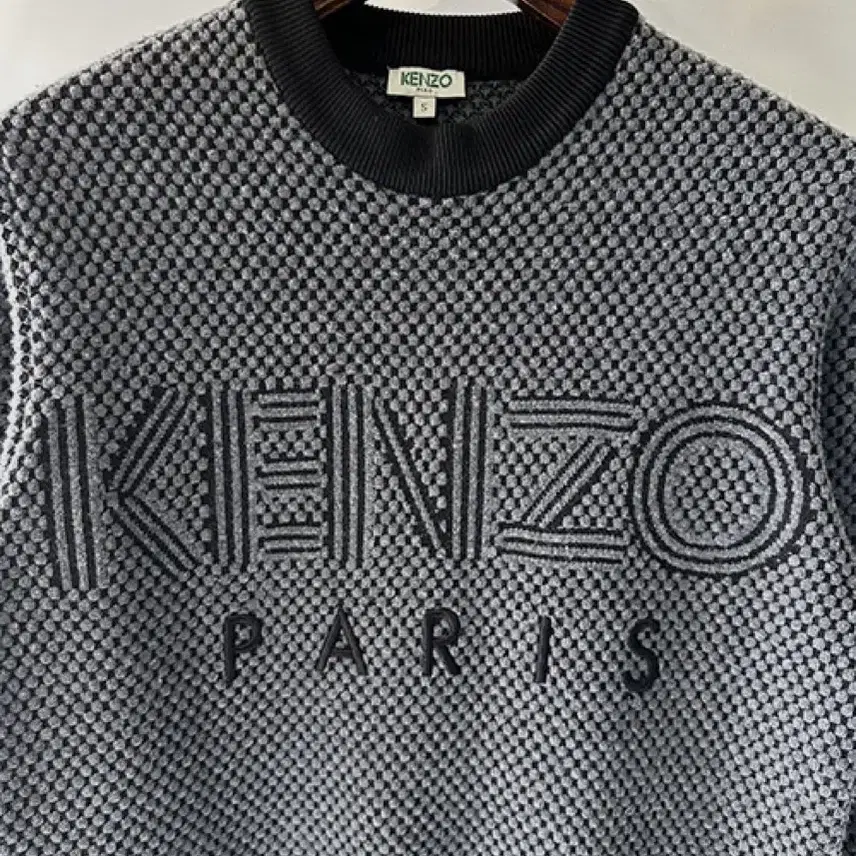 [S] KENZO 겐조 라운드 울 니트