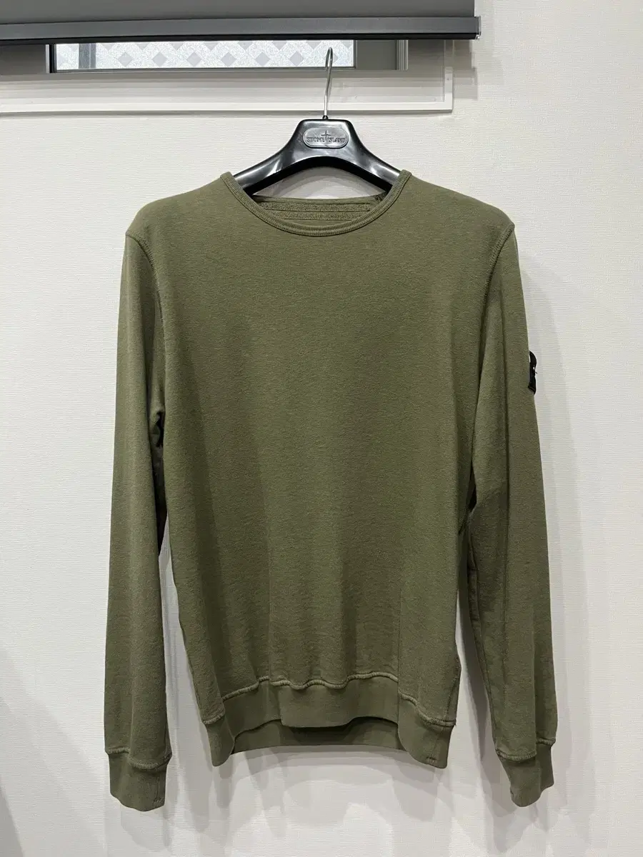 [L]Stone Island Khaki Man to Man