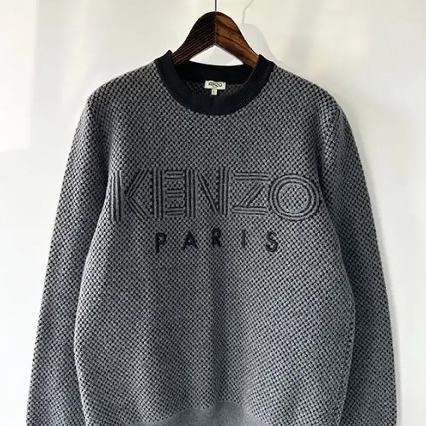 [L] KENZO 겐조 라운드 울 니트