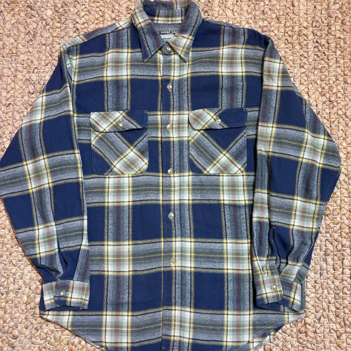 Sugarcane Flannel Check Shirt (He4362)