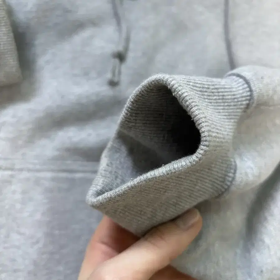 러드 llud Snug Hoodie Melange Grey