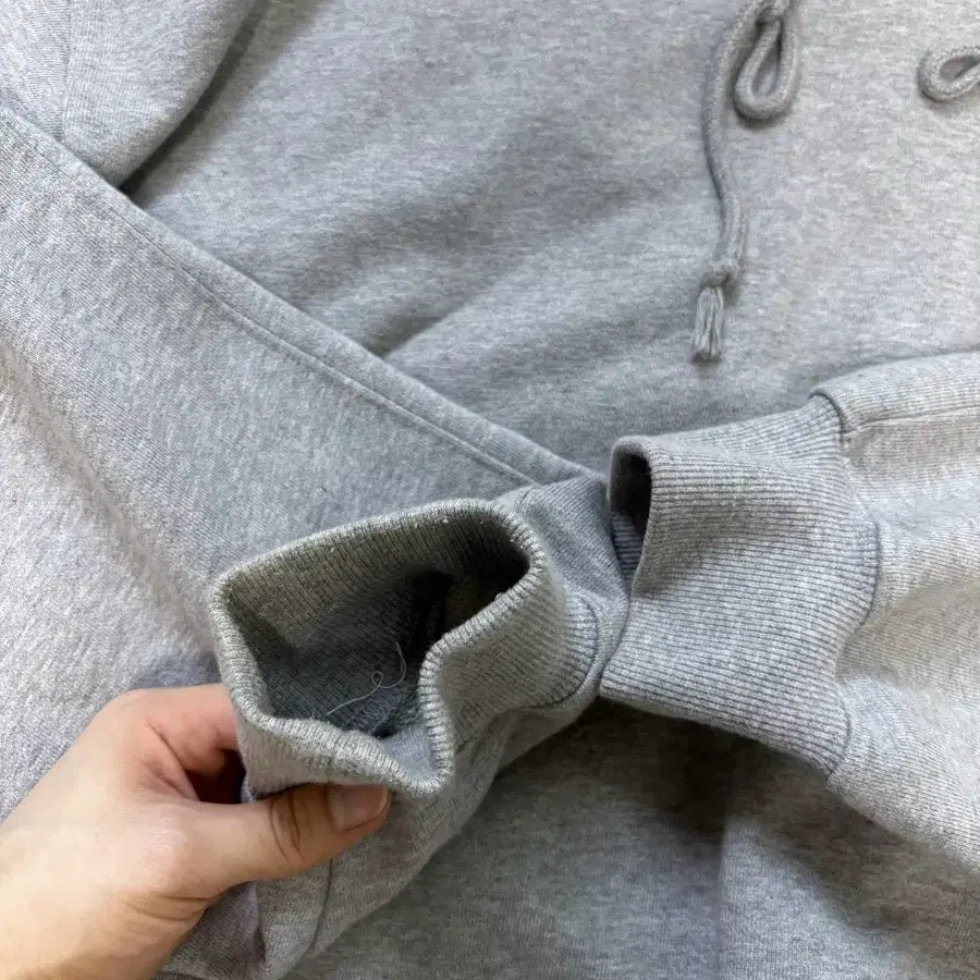 러드 llud Snug Hoodie Melange Grey