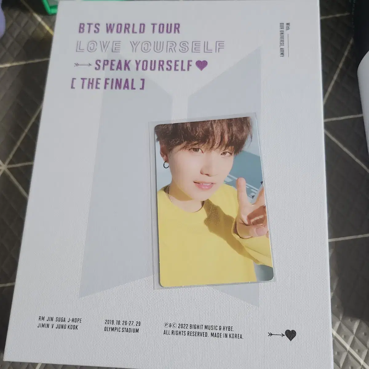 Bangtan Spike Your Self DVD Speak your self the final