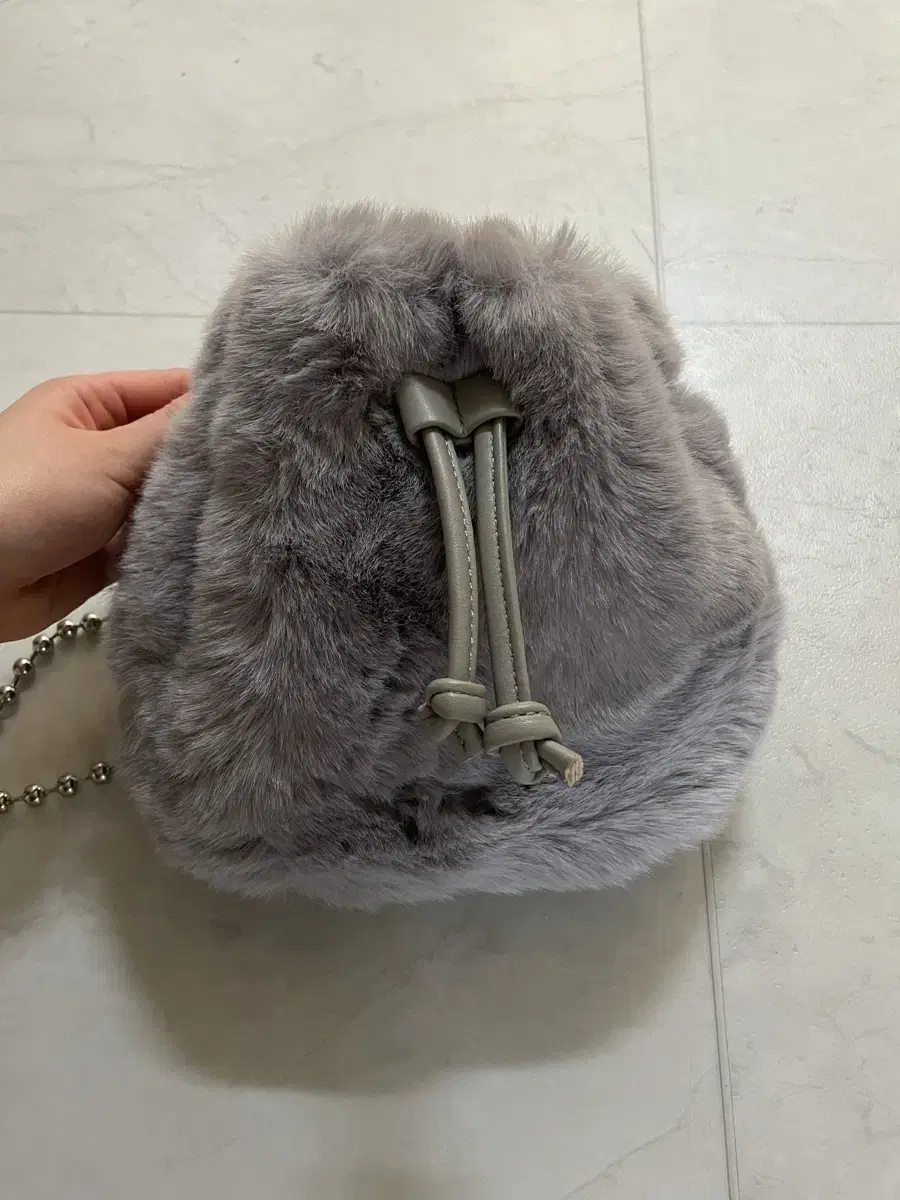 Fur mini bag