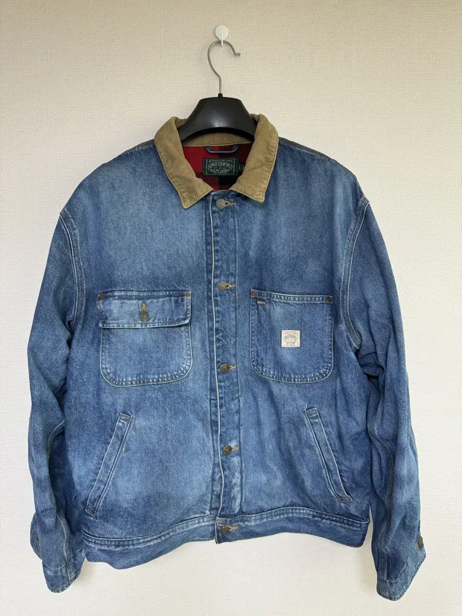 Polo Country Distressed Denim Jacket | DOUBLE L LOT271