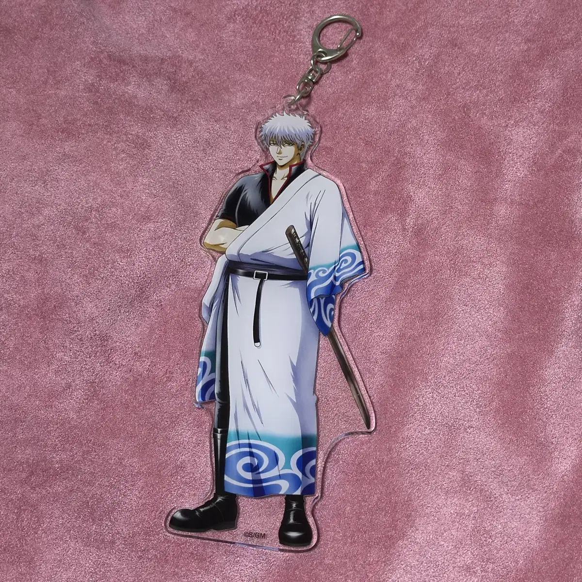 Gintoki Telegraph of Gintama The Final Movie acrylic Keyring